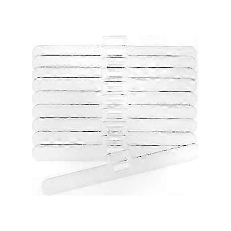 Supports de rechange blancs pour stores verticaux de 89 mm - Lot de 50 fixations supérieures (1/3)