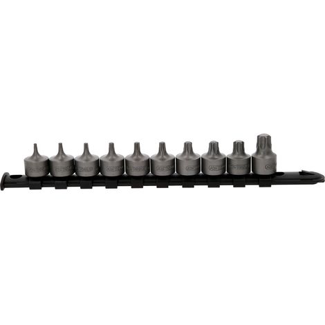 KS TOOLS 3/8" Bit-Stecknuss-Satz Torx kurz 10tlg. T10-T55 - 917.4015 (1/8)