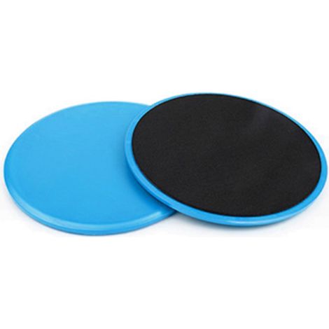 Disques de glisse pour le fitness et l'entraînement - Disques de glisse double face pour un usage polyvalent - 2 disques pour un entraînement complet du corps à la maison ou en voyage