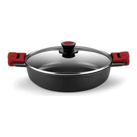 Kasserolle mit Glasabdeckung BRA Premiere A4105