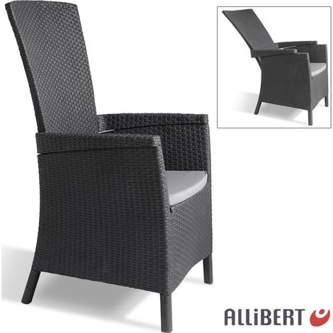 Keter Vermont Graphit Gartenstuhl (1/4)