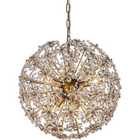 Chandelier Cyntha en bronze élégant - Bronze éclatant (1/2)