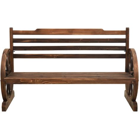 Maison Exclusive - Gartenbank 112 cm Massivholz Tanne (1/5)