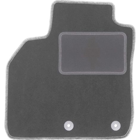 Tapis de sol conducteur en velours pour : Renault Grand Scenic III 7 places (2009-2015) graphite