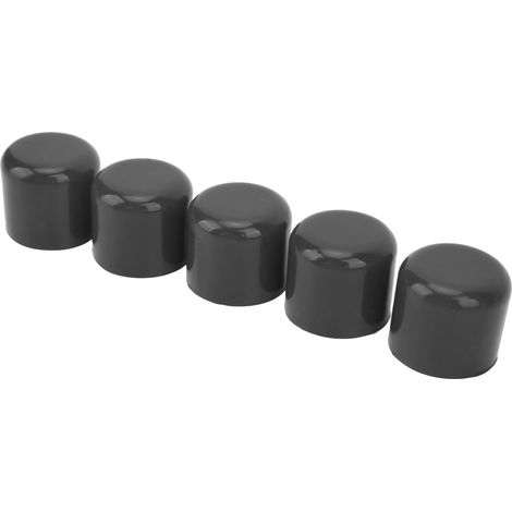 5 bouchons silicone universels 32mm, flexibles, étanches, résistants à la chaleur, pour tuyaux d'aspiration auto, noir (1/5)