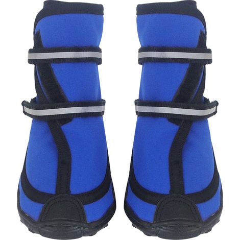 Bottes de sport pour chiens (bleu 9.1x5.9 cm)