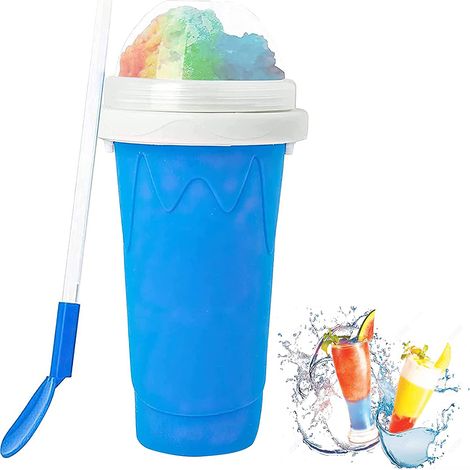 Gobelet À Granité - Double Paroi Avec Gel Réfrigérant Intégré - Pour Smoothies Et Milk-Shakes Maison - 1 Pièce (1/5)