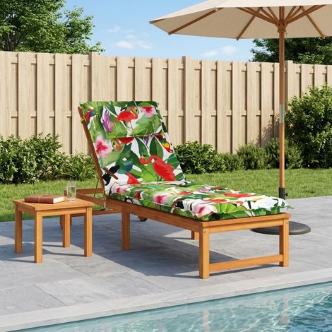 vidaXL Coussin de transat GEMERT 100 % polyester Multicolore (1/5)
