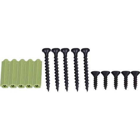 paire de supports muraux robustes en fer pour étagères de rangement en bois - Décoration intérieure à faire soi-même (1/5)