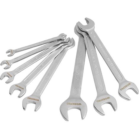 Set aus 8 Doppel-Ende-Schlüsseln Cr-V