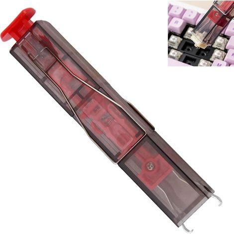 2 in 1 Keycap Puller Switch Puller, Outil de Retrait pour Claviers Mécaniques Gaming, Conception en Acier Inoxydable, Compatible avec Tous Les Claviers Mécaniques (1/5)