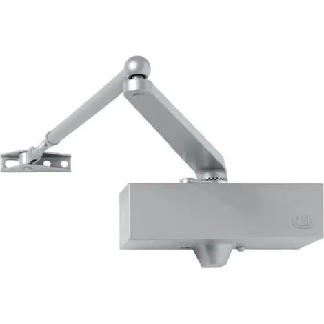 Chiudiporta MAB 503 in Argento con Arresto, Modello 24768-30-503 (1/2)