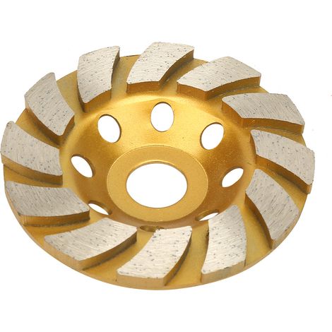 100 x 20 mm segmentierte Diamantschleifscheibe für Beton, Marmor und Granit (1/5)