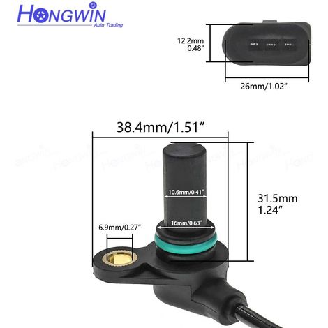 Anwendbar auf Volkswagen Fahrzeuggeschwindigkeitssensoren 01M9027321B und 095927321C (1/4)