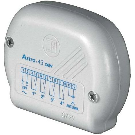 FADINI ASTRO 43/1 R M.Q.B. 4327L Ricevente Ricevitore Radio Da Esterno 433 MHZ