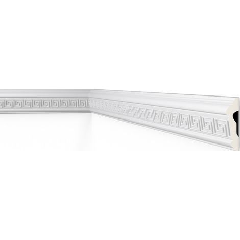 Cimaise NMC Z31 ARSTYL Noel Marquet Profil de décoration design moderne blanc 2 m (1/4)
