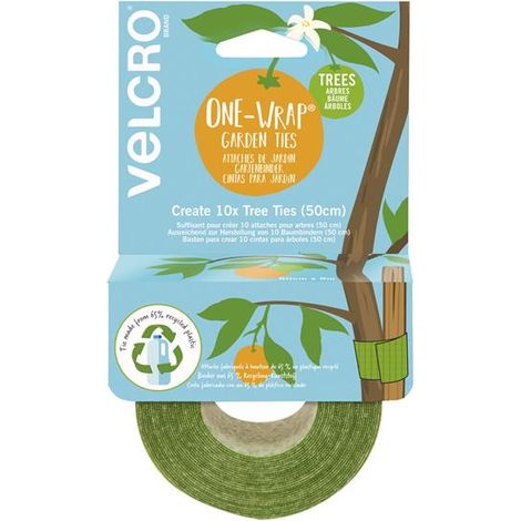 VELCRO® Brand VEL-30070-WEU VELCRO® Brand ONE-WRAP® Tree Ties 50mm x 5.4m Green VEL30070
