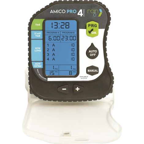 Programador Amico Pro 4 Vías 9V - Riego por Goteo