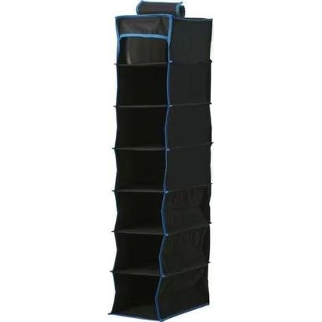 retoo Organizzatore tessile grigio 7 ripiani pieghevole