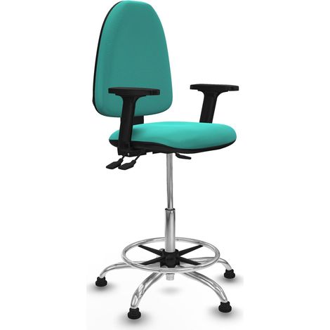 Piqueras y Crespo Silla de Oficina Turquoise con Brazos (1/3)