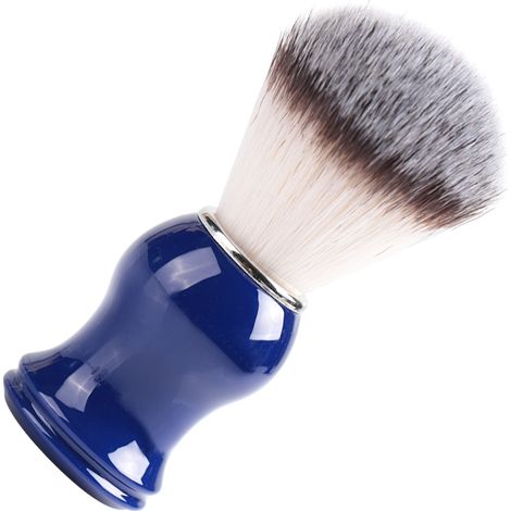 Pinceau de rasage pour barbe et moustache pour homme, manche en résine, outil de rasage n° 1 (1/5)