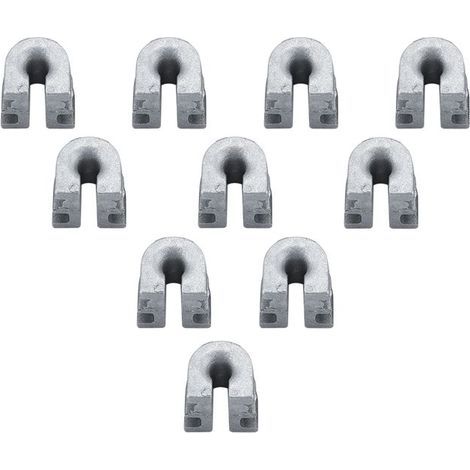 BelleRise – 10 Ösenhülsen – 25-2/30-2/40-2, kompatibel mit 4002, 713, 8300/8301 – Robustes Aluminium – 1,6 cm (1/5)