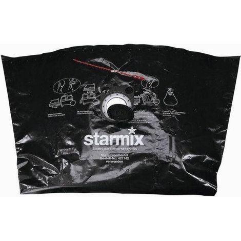Starmix PE 25/35 Bolsa para Aspiradora Transparente 35 Litros