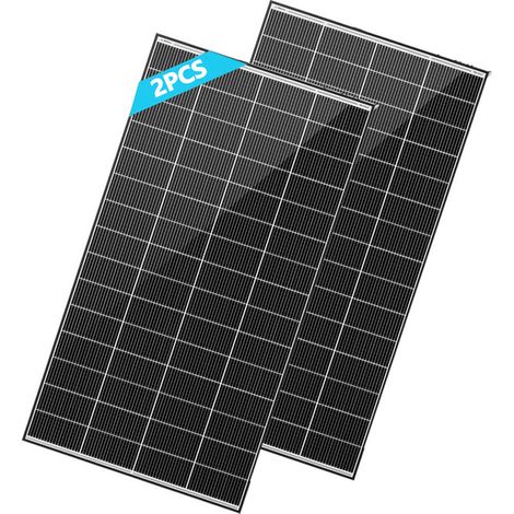 Renogy 2-Pack 320W Solar Panel, High Efficiency Monocrystalline 640W Solar Module for RVs, Roofs, Boats, Farms, and Off-Grid Applications (1/5)