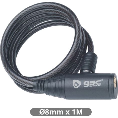 GSC 502010000 Candado bicicleta 8mm x 1M (1/5)