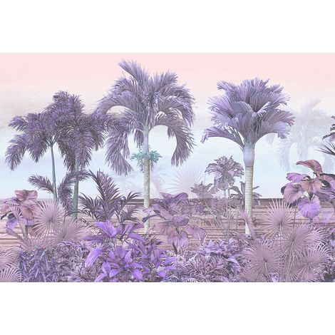 Papier peint panoramique - Forêt Tropicale - 130 cm x 89 cm (1/2)