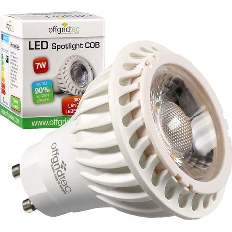 GU10 7 W COB LED Spot Ultra Series 558 lm ampoule de rechange pour lumière halogène de 50/60 W 5–01–001605, Blanc (1/5)