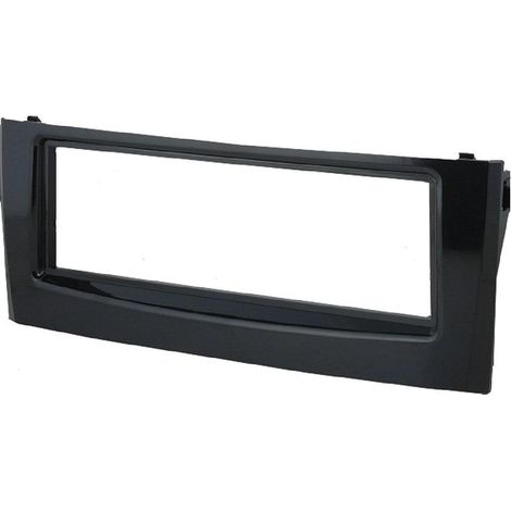 Facade autoradio FA187C Noire brillante compatible avec Fiat Grande Punto Linea 05-11