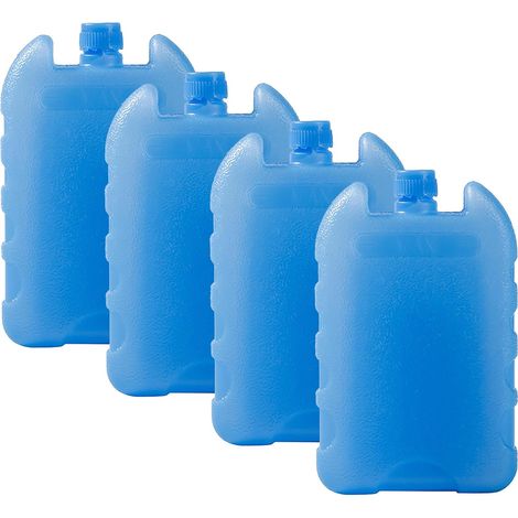 Lot de 4 blocs de congélation pour sacs isothermes – Packs de glace réutilisables, gardent les aliments frais et les boissons refroidissent, parfaits pour la boîte à déjeuner, les voyages, les