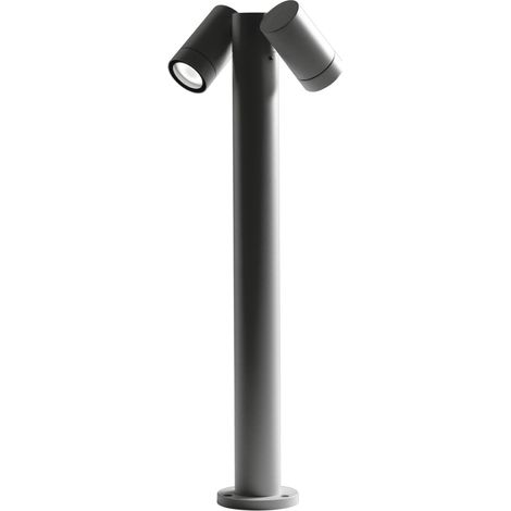 Lanterne d'extérieur gea led ges1123 70h gu10 led anthracite lampadaire orientable moderne spot en aluminium