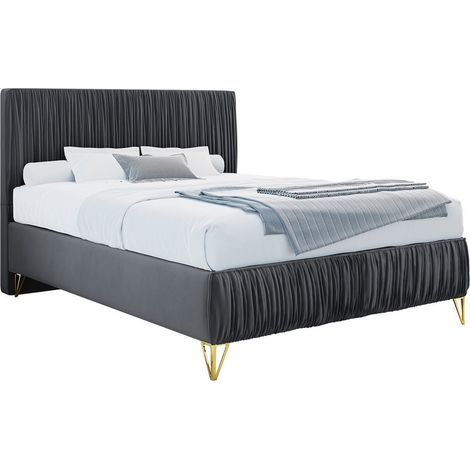 Cama Logan 112, Amor Velvet 4321, Doble, 140x200, Tapiz, Somieres, 140x209x120cm (1/4)