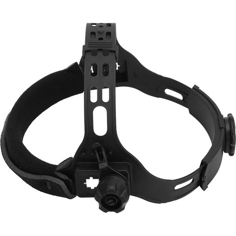 Masque de soudeur à bandeau réglable pour casque à assombrissement automatique solaire (noir) (1/5)
