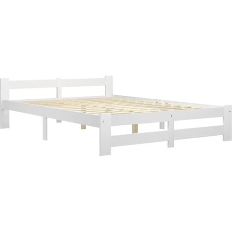 Maison Exclusive - Giroletto senza Materasso Bianco 160x200 cm in Legno di Pino