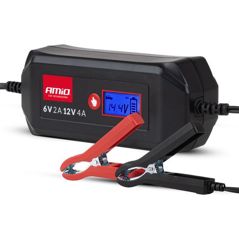 Digitaler Gleichrichter STD GEL AGM WET MAX 4A 6V 12V amio-04523 (1/5)