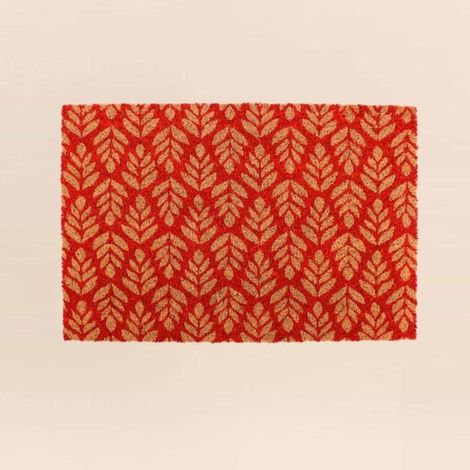 Paillasson coco imprimé zig zags 40x60cm (1/5)