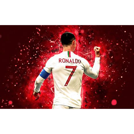 Papier peint panoramique Football - Joueur de Foot - 390 cm x 244 cm (1/2)