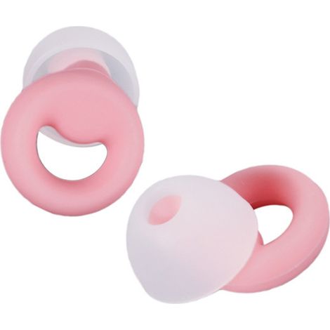 Bouchons d'oreille antibruit - Silicone rose, 1 paire (1/5)