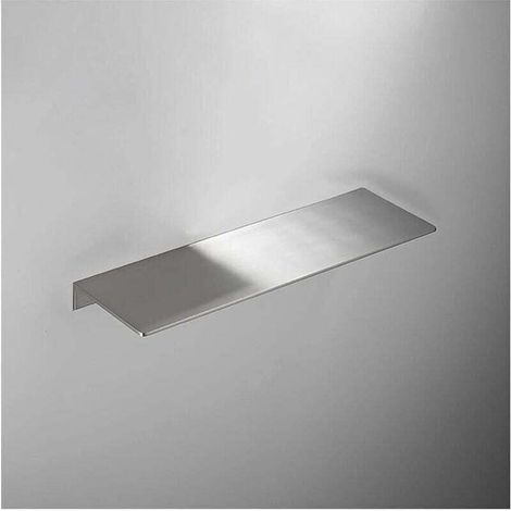 Parete divisoria per bagno, organizer per bagno, mensola angolare argento per doccia, vasca quadrata, mensola per doccia, bagno 30 cm - Crezuo (1/4)