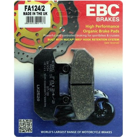 Pastiglie freno EBC FA124/2 (set per 1 disco) (1/2)