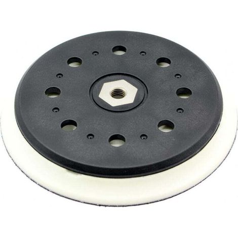 Plateau Auto-Agrippant Souple Ø150 Pour Ponceuses Excentriques Compatible Modèles BO6050 (1/4)