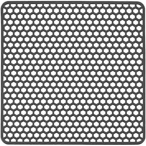 Tapis de protection en silicone pour bonde d'évier, protège-comptoir, résistant à la chaleur et facile à nettoyer. (1/5)