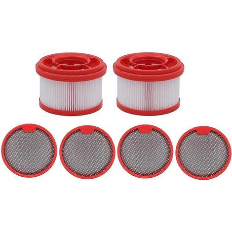 Lot de 6 filtres HEPA lavables de rechange pour aspirateurs Dreame T10/T20/T30/R10/R20/V16S/V12S/G9/G10 (1/5)