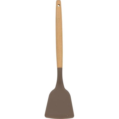 Spatule en silicone et manche en bois, ELIOTT (1/3)