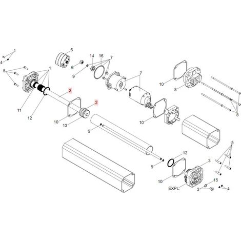 Pistone Ribadito Per Motore S450H Ricambio FAAC 63000656 (1/3)