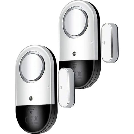 Detecteur douverture pour porte et fenetre avec alarme haute decibel pour securite domestique et hoteliere protection contre les intrusions (1/5)