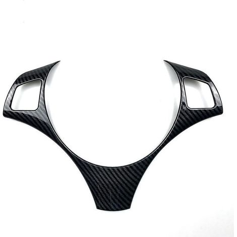 Couverture de décoration de volant de voiture pour la fibre de carbone de la série Bmw E90 3 (1/5)